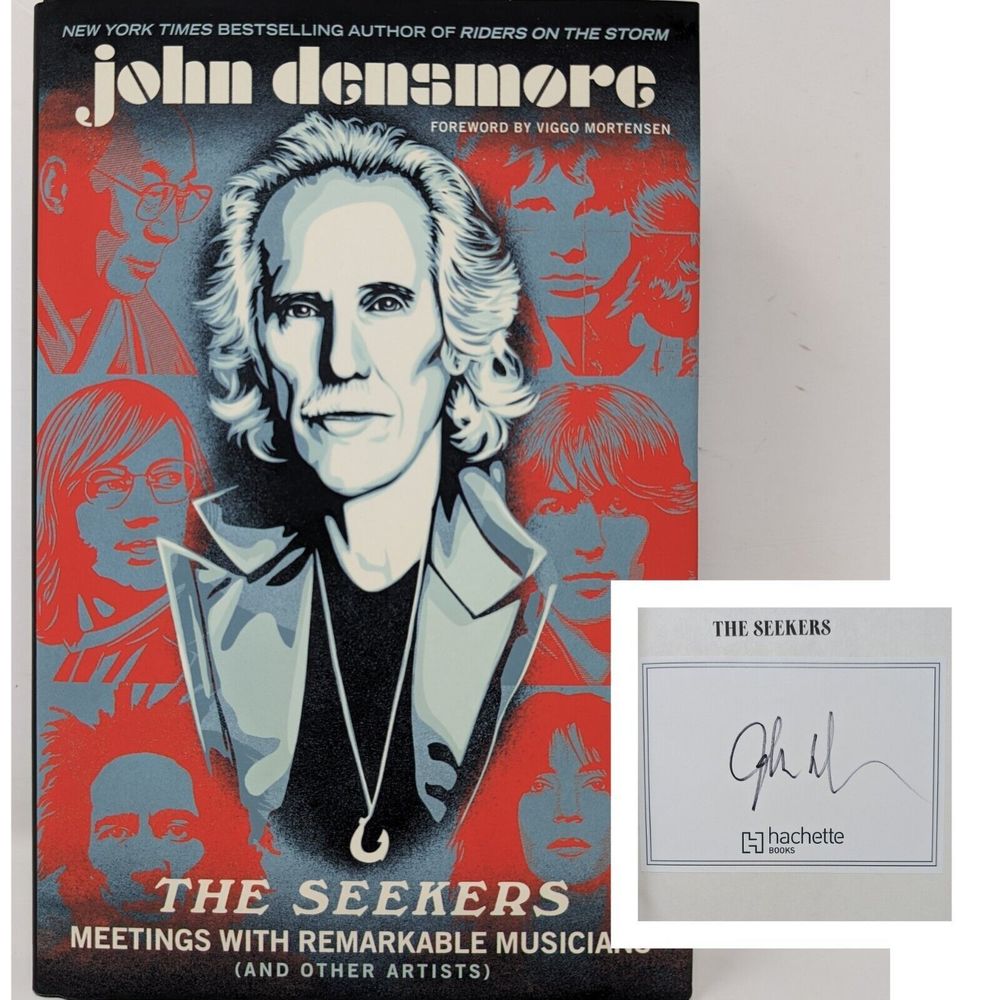 John Densmore The Seekers Signed Book The Doors Drummer Autographed Hardcover